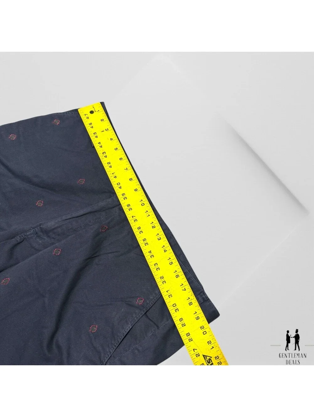 NWOT Brooks Brothers 40 Red Fleece All Over Star Print Stretch Chino Shorts Navy